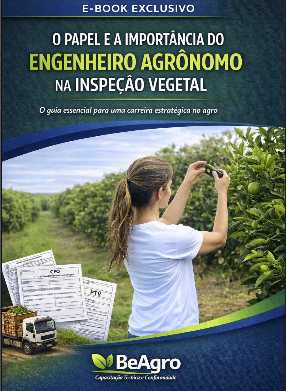 Capa do e-book O Papel e a Importância do Engenheiro Agrônomo na Inspeção Vegetal